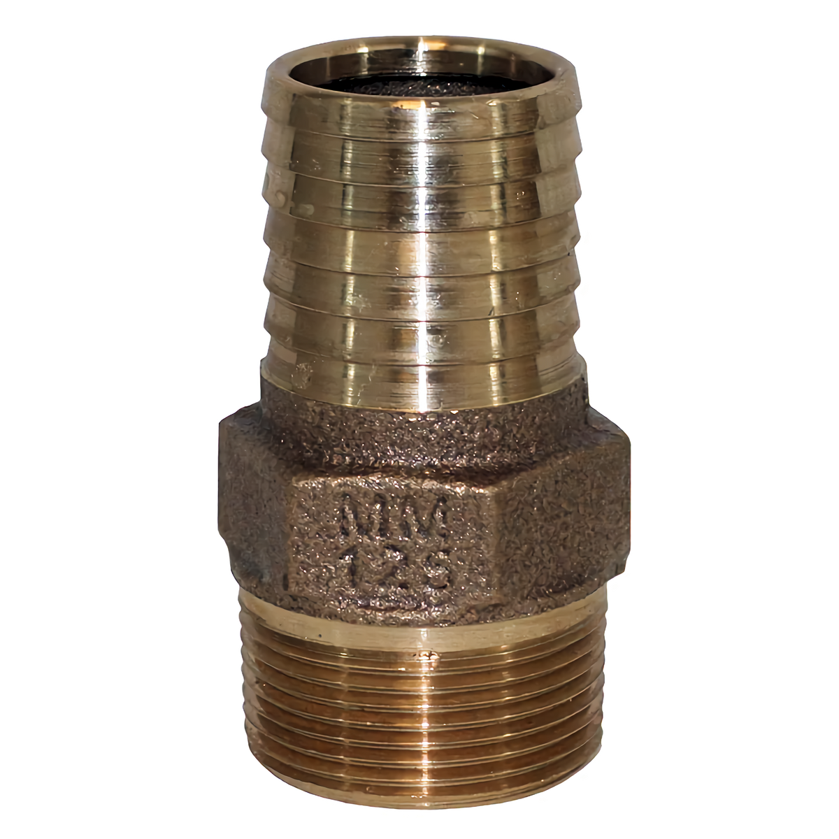 1-1/4" MPT x 1-1/4" Barb Straight Adapter (Lead Free)