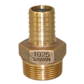 1-1/4" MPT x 1" Barb Straight Adapter