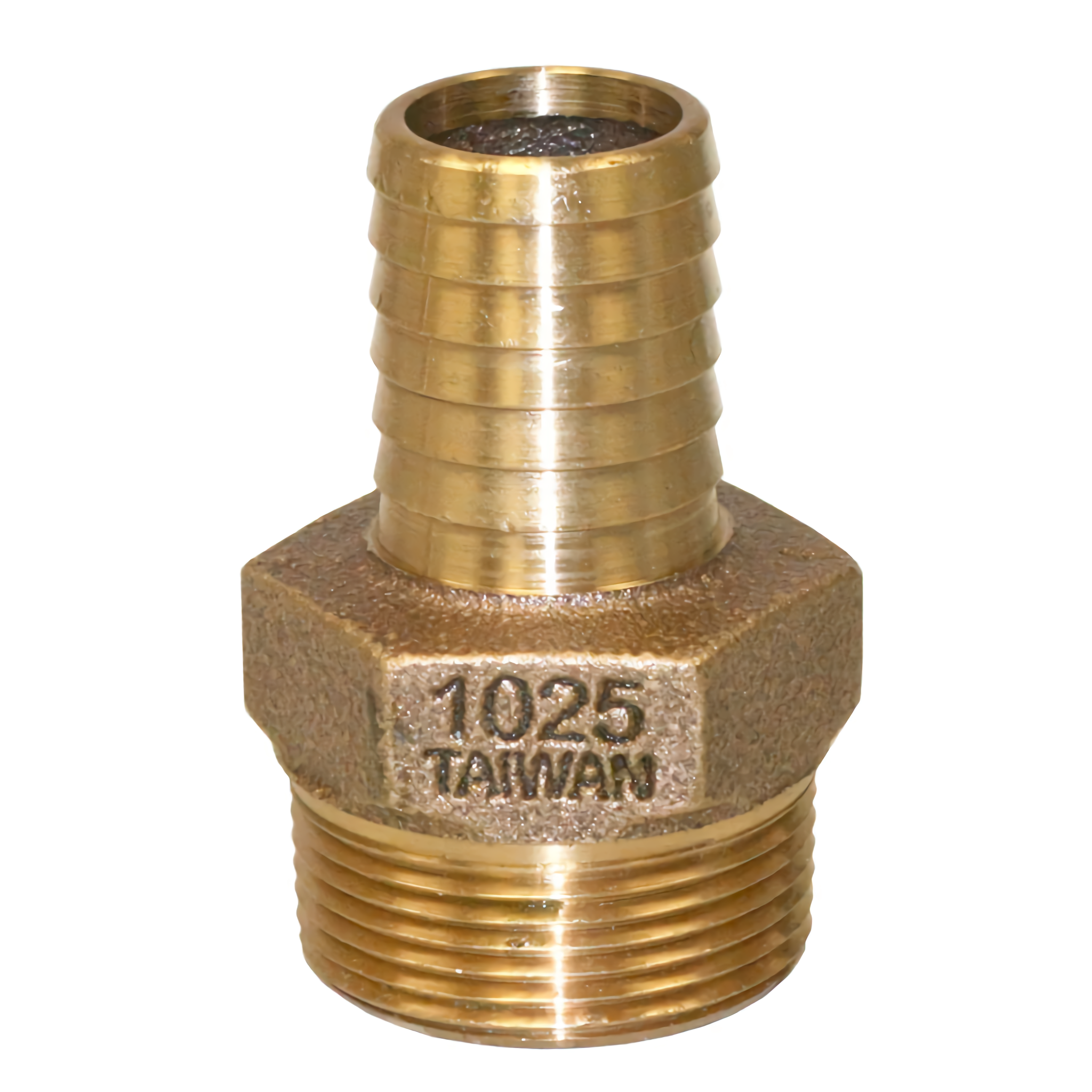 1-1/4" MPT x 1" Barb Straight Adapter