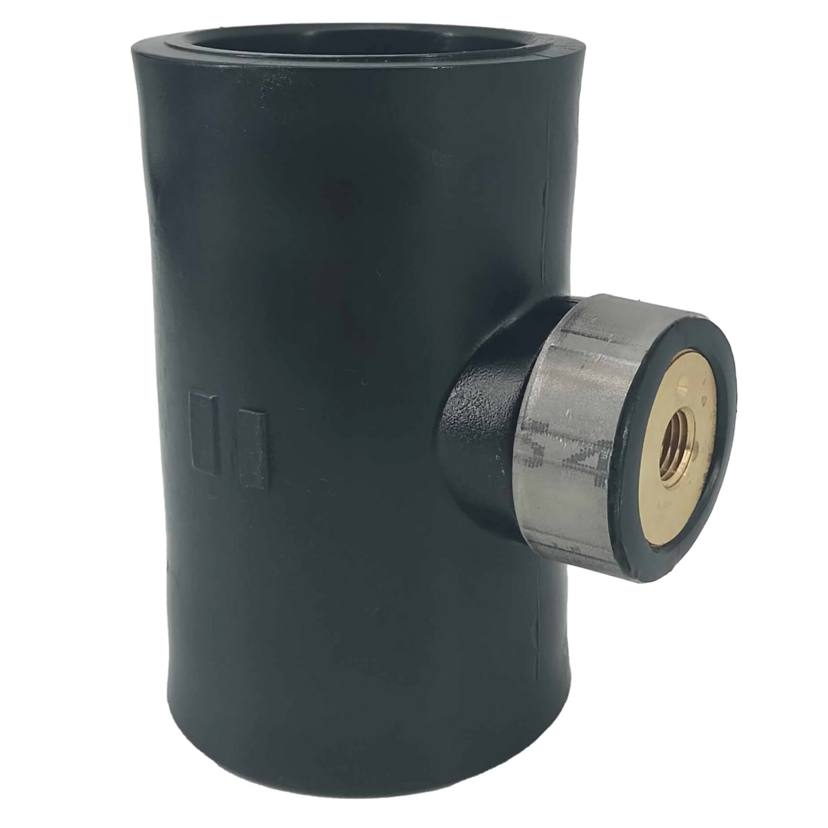 1-1/4" SKT x 1-1/4" SKT x 1/4" FPT Fusion Adapter Tee