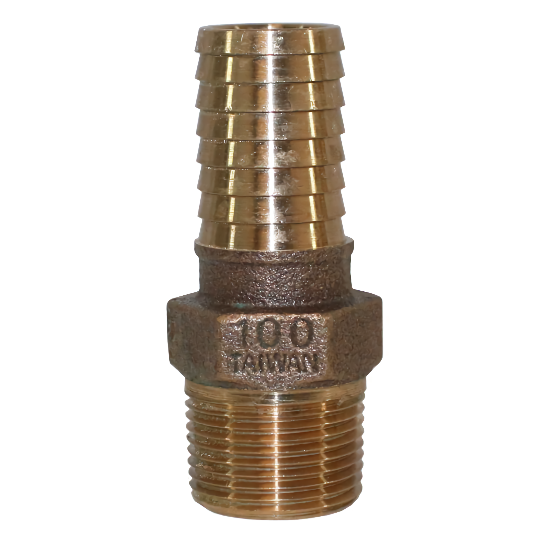 1" MPT x 1" Barb Straight Adapter (Lead Free)