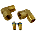 1" MPTx 1" FPT Elbow w P/T Ports (Set of 2)