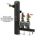 5-72 gpm Primary/Secondary Variable Speed GX Flow Center with a WILO MAXO 1.5x3-52, a 8" Canister and 2" FPT Inlet & 2" FPT Outlet