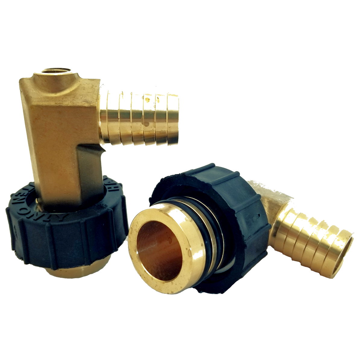 Flo-Link x 1" Barb Elbow w/ fitting for PT Port (Set of 2)