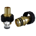 Flo-Link x 1" Hose Barb w/ check valve (Set of 2) (LIMTED QTY REMAINING)