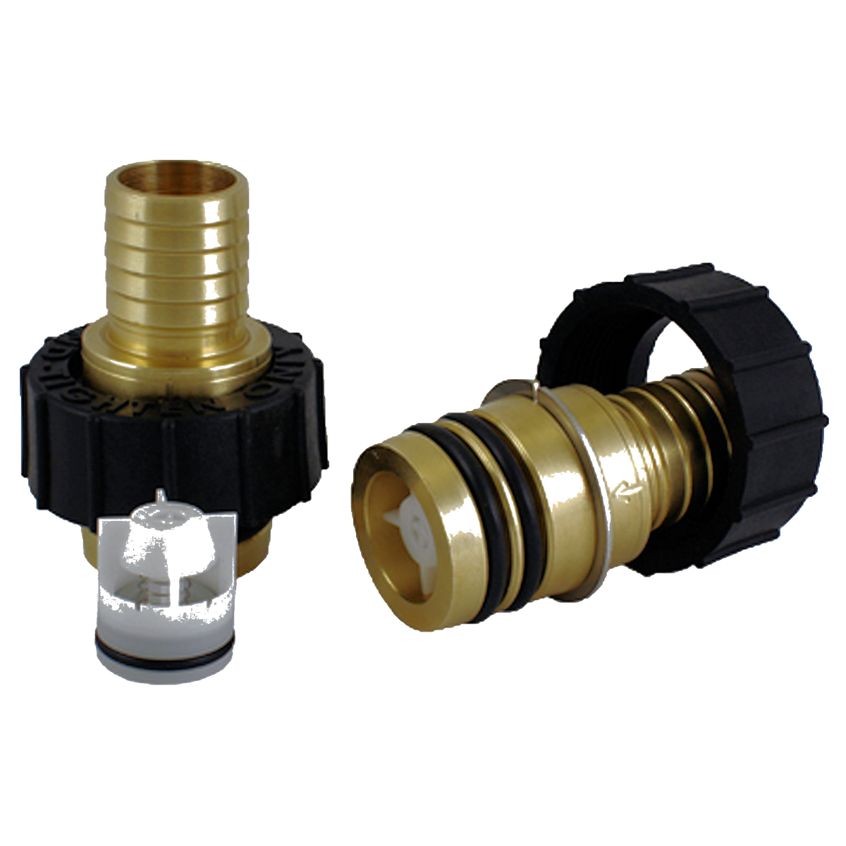 Flo-Link x 1" Hose Barb w/ check valve (Set of 2) (LIMTED QTY REMAINING)