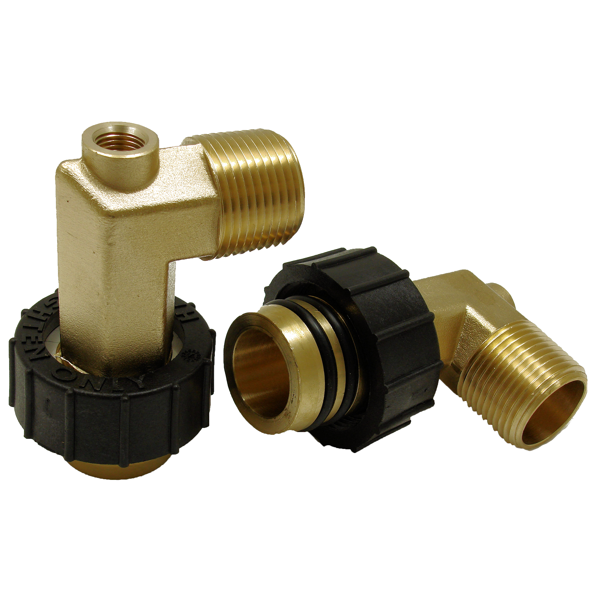 Flo-Link x 1" MPT Elbow w/ fitting for PT Port (Set of 2)