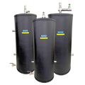 55 Gal GEO-Flo Storage Tank (glass lined & insulated) with Thermowell, Drain valve, 1 1/4" Plug