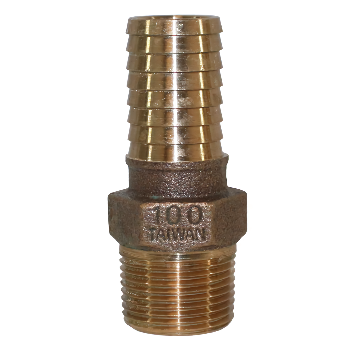 1" MPT x 1" Barb Straight Adapter (Lead Free)