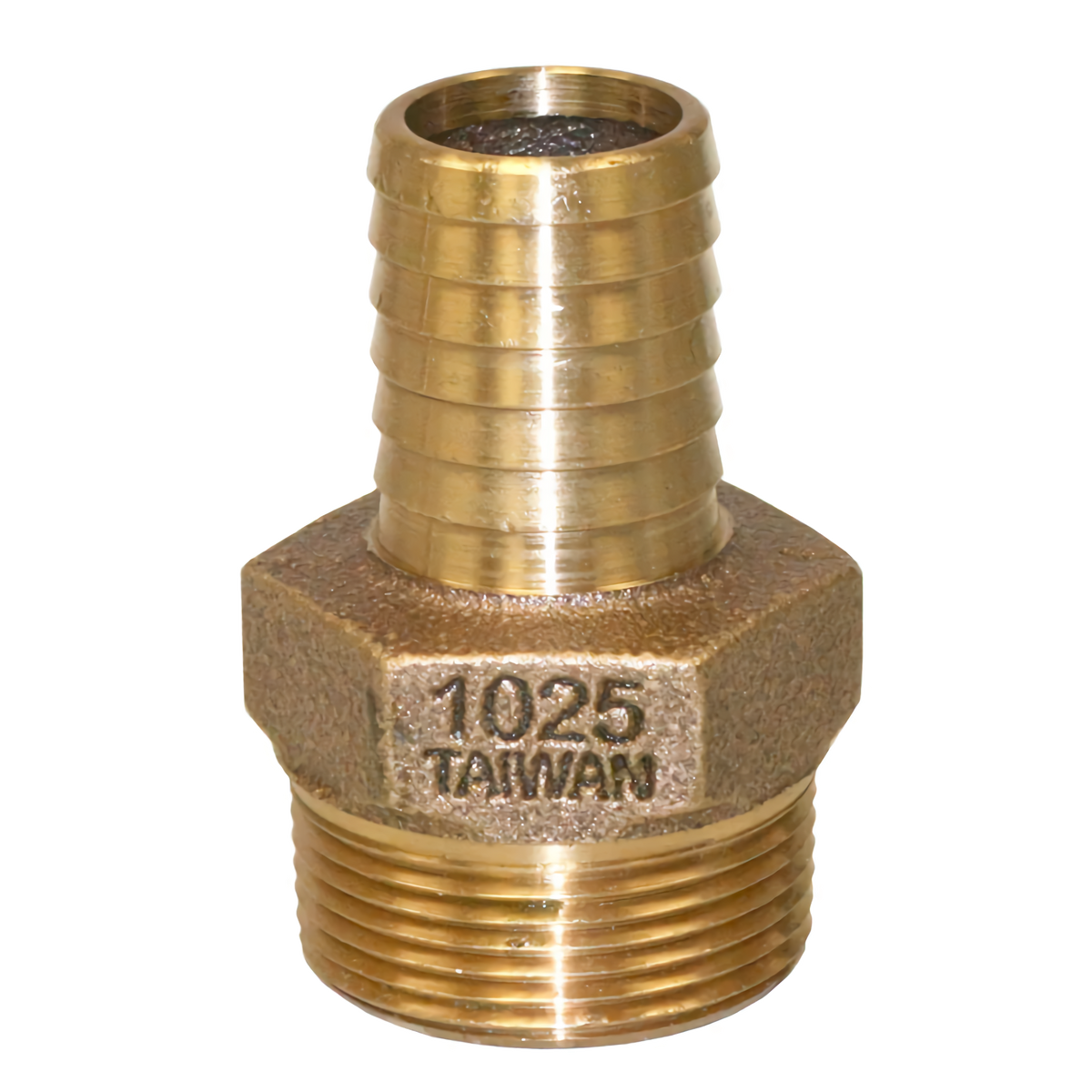 1-1/4" MPT x 1" Barb Straight Adapter