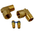1" MPTx 1" FPT Elbow w P/T Ports (Set of 2)