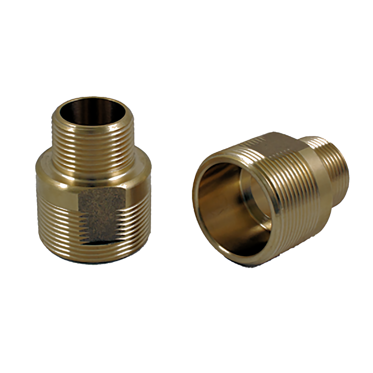 Flo-Link Double O-Ring (Female) x 1" Brass MPT Adapters (Set of 2)