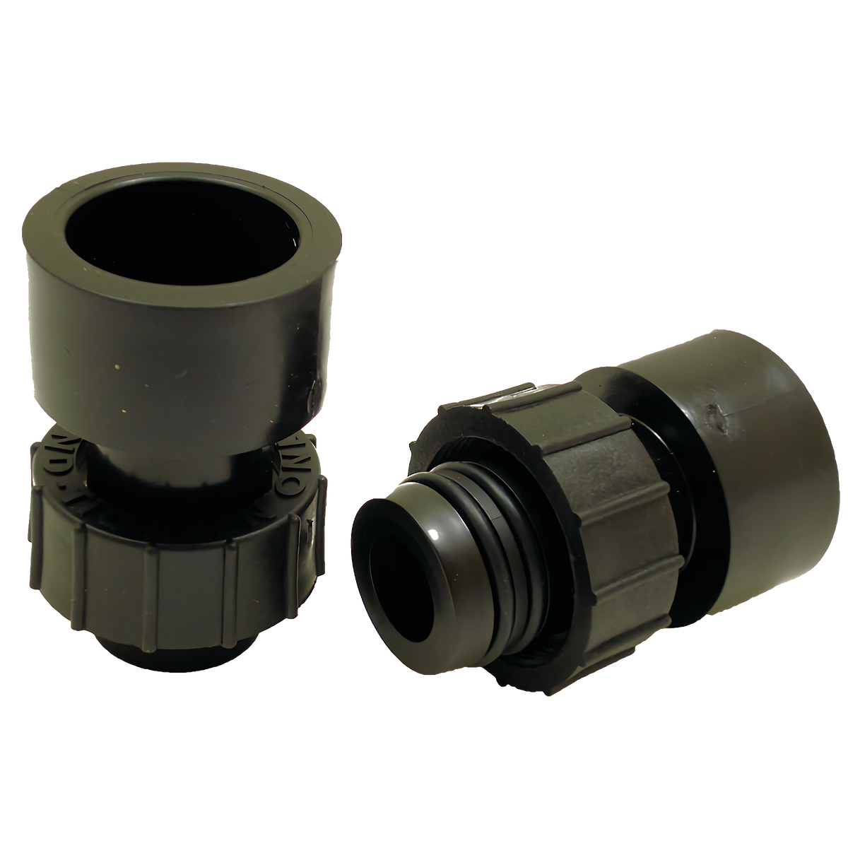 Flo-Link Double O-Ring x 1-1/4" PE Socket Fusion Adapters (Set of 2)