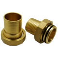 Flo-Link XL Double O-Ring x 2" Brass Hose Barb Adapters (Set of 2)