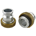 Flo-Link XL Double O-Ring x 1-1/2" Aluminum Cam Adapters (Set of 2)