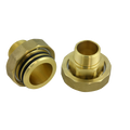 Flo-Link XL Double O-Ring x 1-1/4" Brass MPT Adapters (Set of 2)