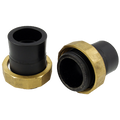 Flo-Link XL Double O-Ring x 1-1/4" PE Socket Fusion Adapters (Set of 2)