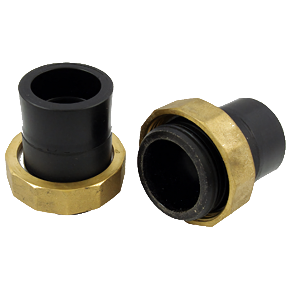 Flo-Link XL Double O-Ring x 1-1/4" PE Socket Fusion Adapters (Set of 2)