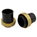 Flo-Link XL Double O-Ring x 1-1/2" PE Socket Fusion Adapters (Set of 2)
