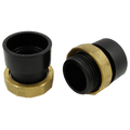 Flo-Link XL Double O-Ring x 2" PE Socket Fusion Adapters (Set of 2)