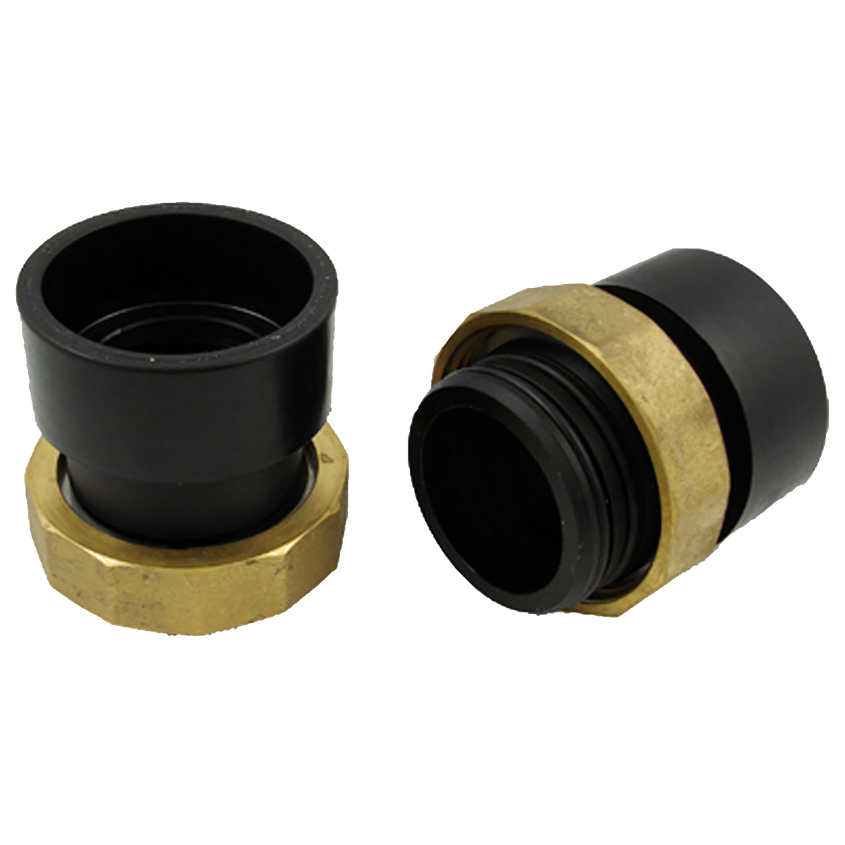 Flo-Link XL Double O-Ring x 2" PE Socket Fusion Adapters (Set of 2)