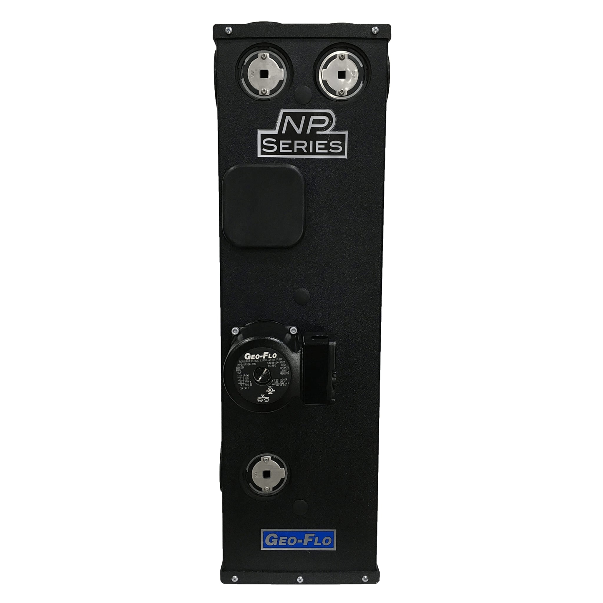 Single 26-99 Grundfos 3 speed, 208-230, NP, 3-way Flush Ports, Flo-Link Connection