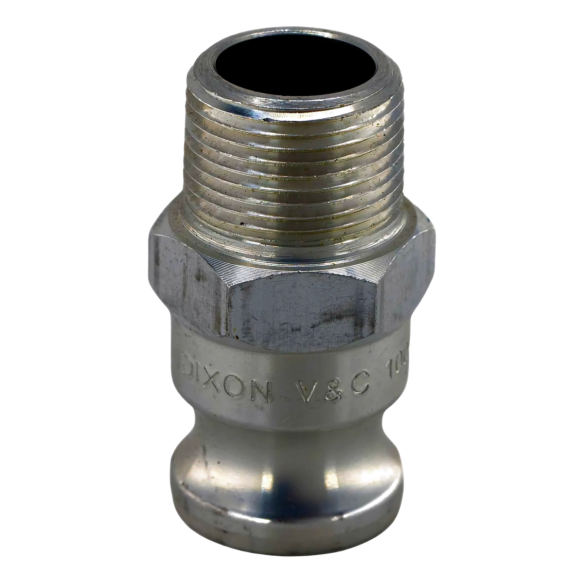 1" MPT x 1" Cam Lever Male for Flush Cart connection