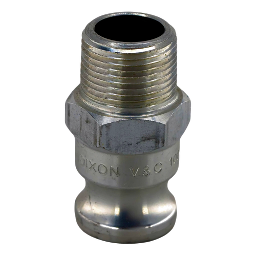 1" MPT x 1" Cam Lever Male for Flush Cart connection