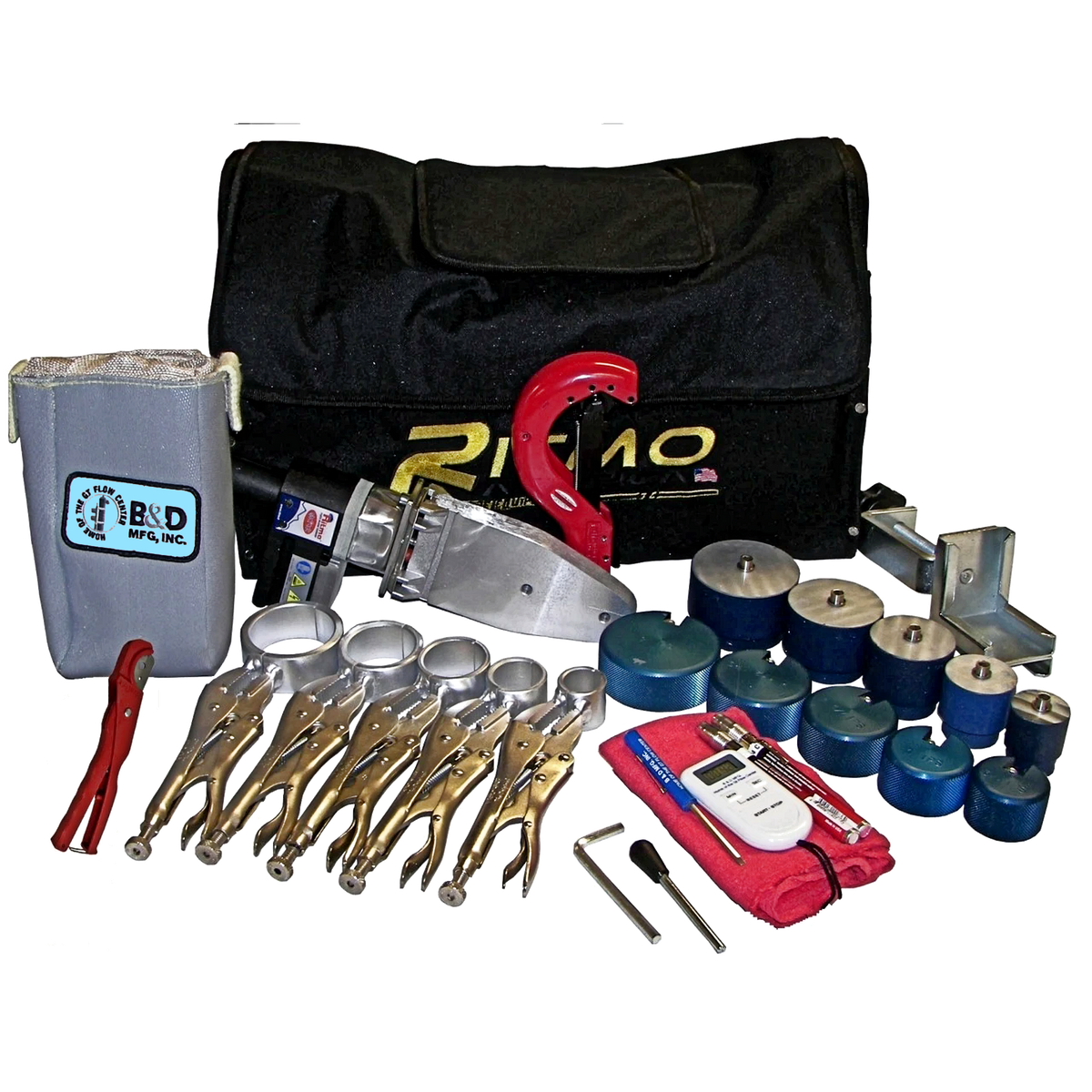 ¾" through 2" IPS Heat Face,Double & Chamfer/Depth Gauge, Iron Fusion Kit