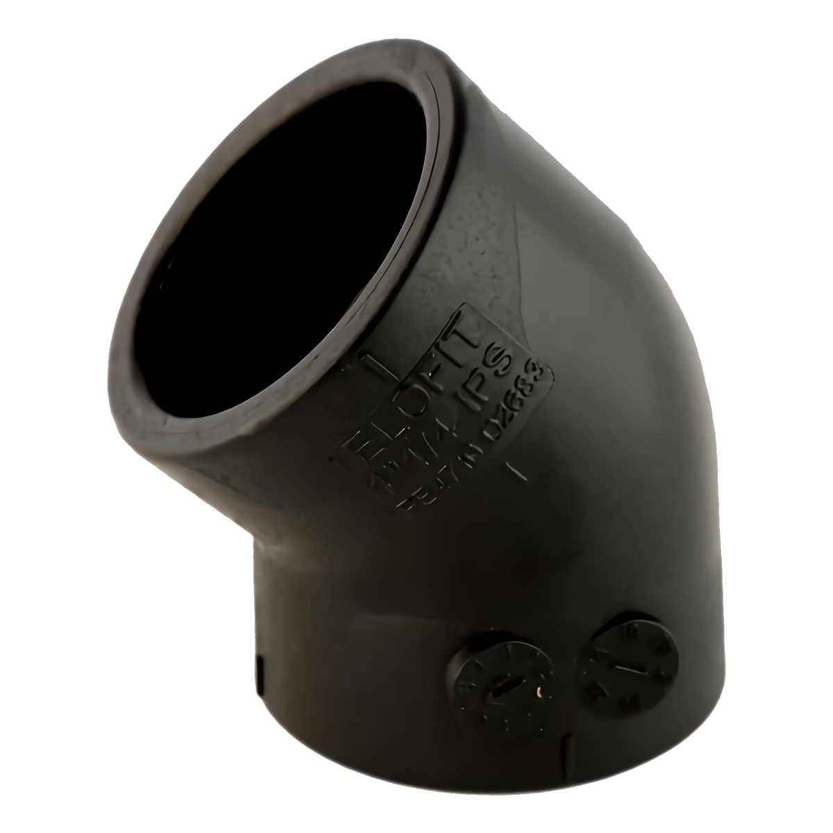 Socket Fusion Elbow - 45 Degree - 1-1/4" PE Fusion x 1-1/4" PE Fusion