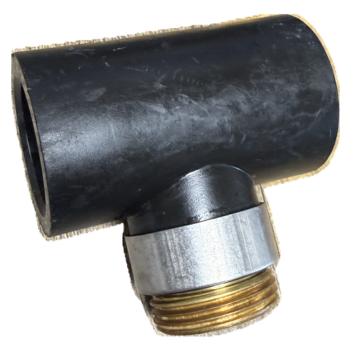 1" Socket Fusion x 1" Socket Fusion x 1" MNT Fusion Tee w/ Cap