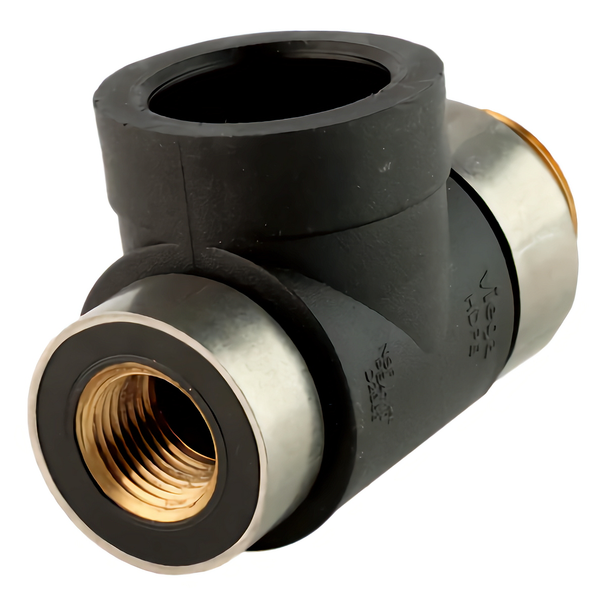 1" MNT x 1/2" FPT x 1" Socket Fusion Adapter Tee