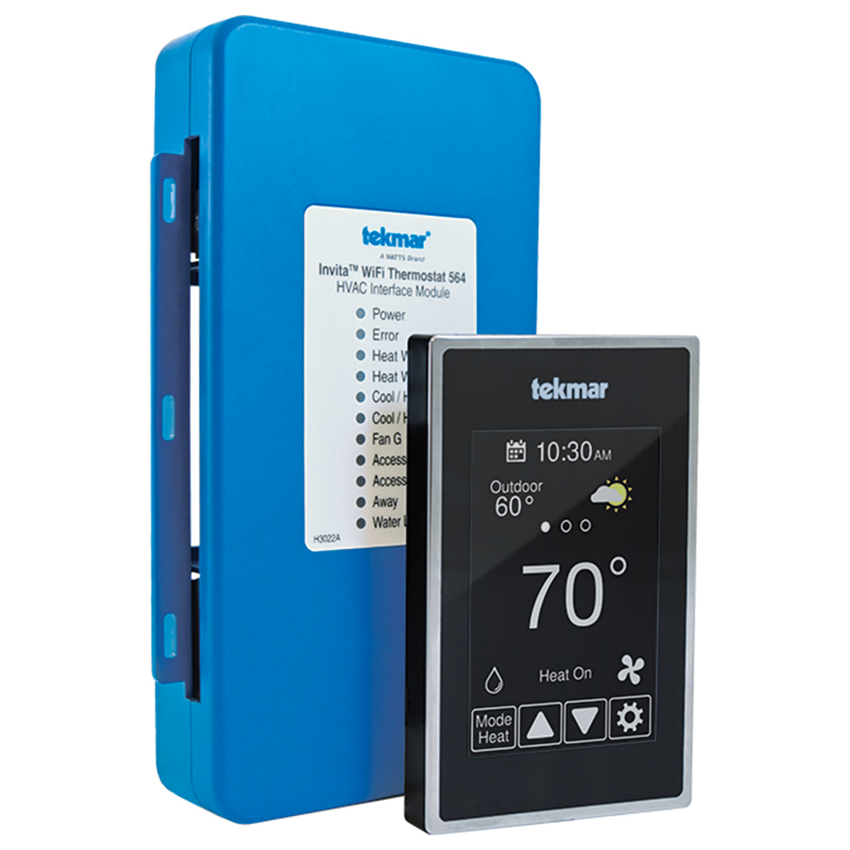 tekmar 564B Black WiFi Thermostat Two Wire Invita (LIMITED INVENTORY)