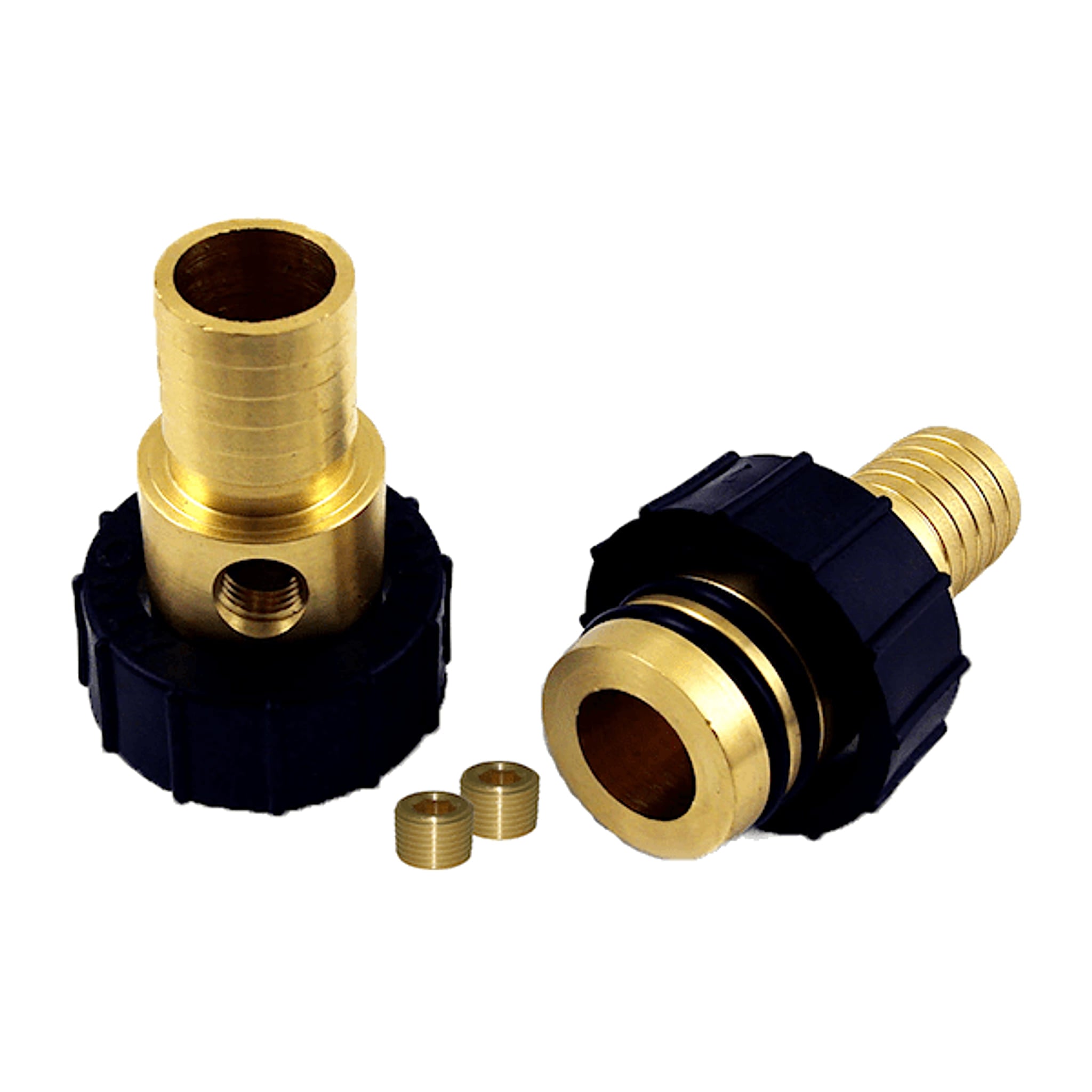 Flo-Link Transition Fittings - 1" Hose Barb w/ 1/4" PT port (set) - SKU GF3385 - Phoenix Energy Supply