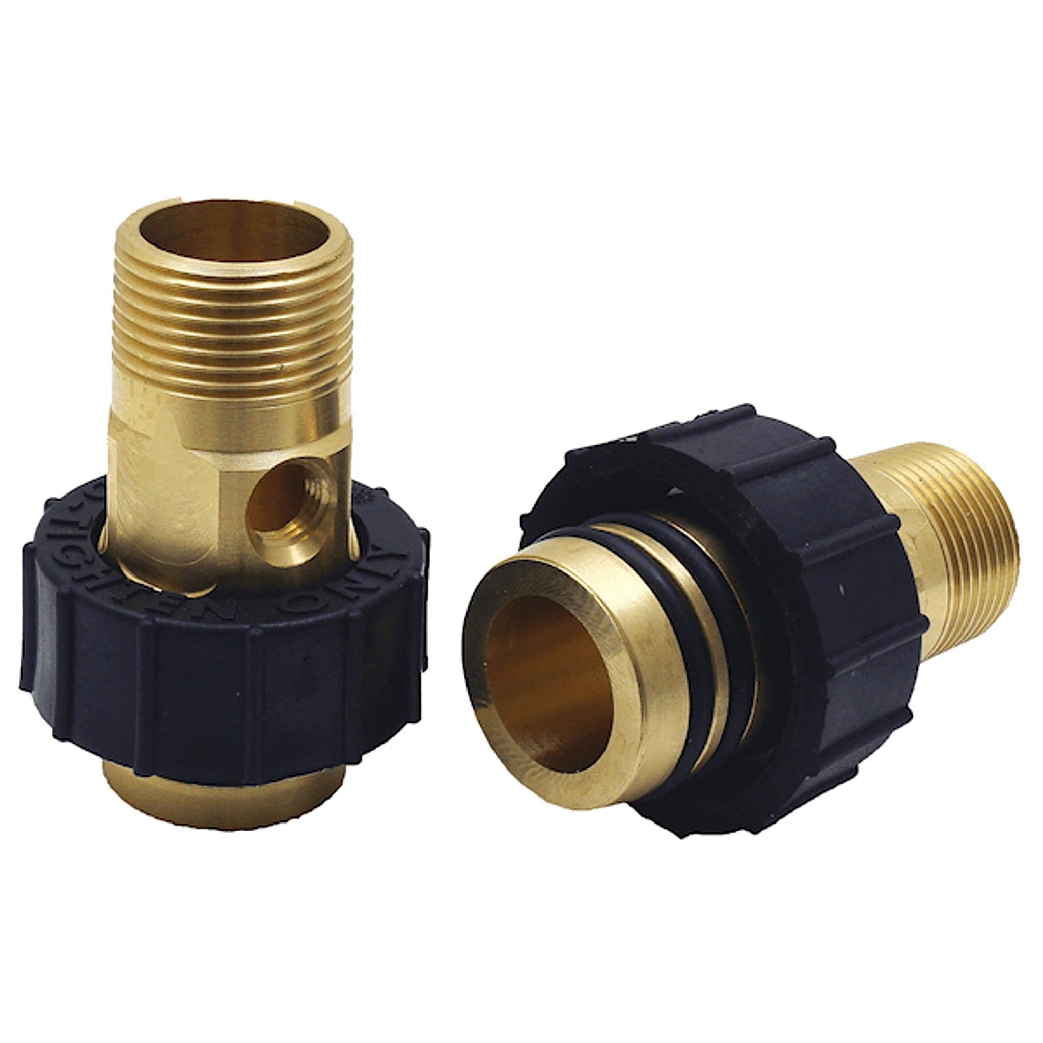 Flo-Link Transition Fittings - 1” MPT with 1/4" PT port (Set of 2) - SKU GF3389 - Phoenix Energy Supply